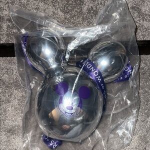 100 year Silver Mickey Mouse popcorn bucket